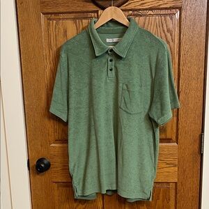 Outerknown Olive Polo Shirt